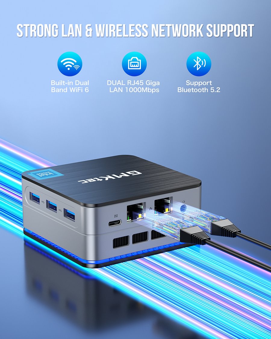 1007-GMKtec Intel 12th Alder Lake N100 Mini PC