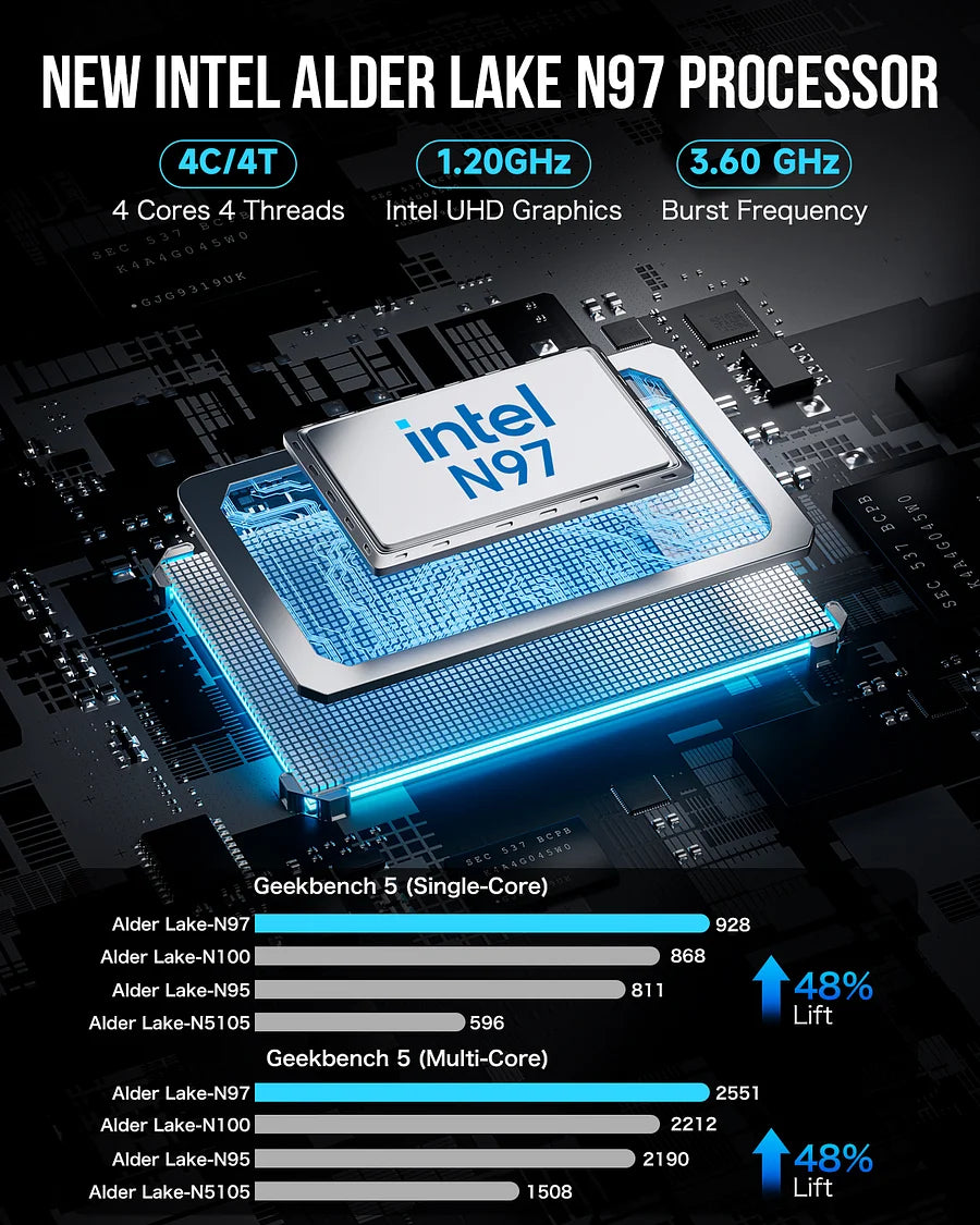 1003-GMKtec Intel Alder Lake N97 Mini PC